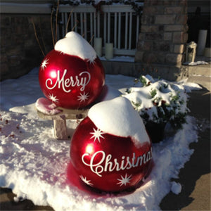 Christmas Ornament Ball Outdoor Pvc 60CM Inflatable Decorated Balls